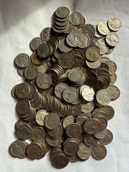 240 No Date Buffalo Nickels.