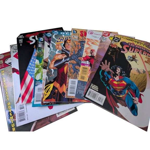 10 DC Superman Comic Book Value Pack