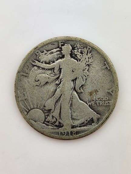 1918-D Walking Liberty Half Dollar