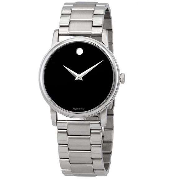 Movado Classic Museum Quartz Black Dial Men's Watch