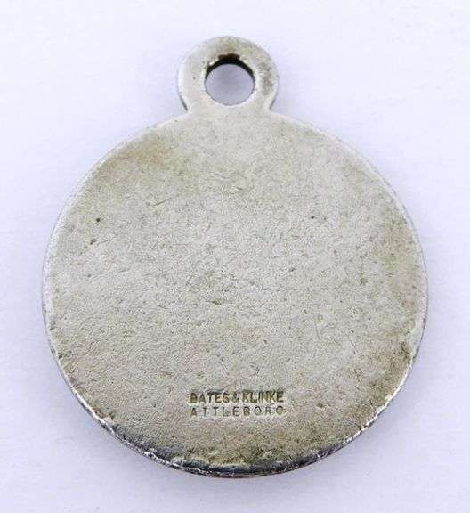 Vintage Lake Placid, NY Skating Sterling Charm or Pendant