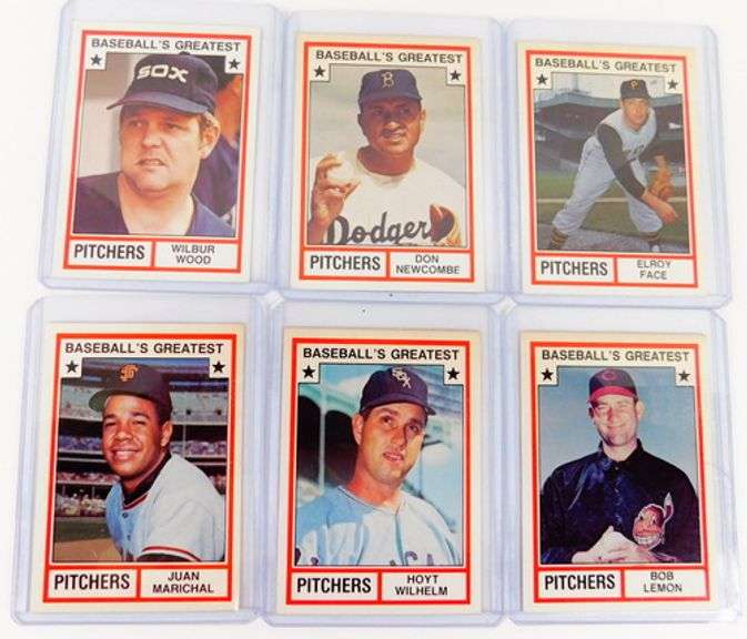 6 - 1982 TCMA Baseball Greatest Pitchers Cards