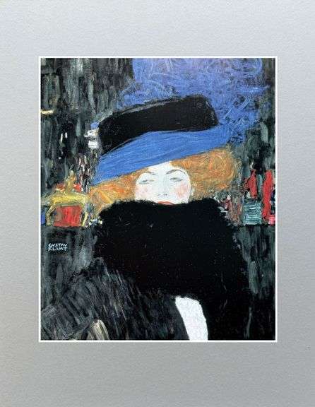 Gustav Klimt, Lady with a Hat and Leather Boa