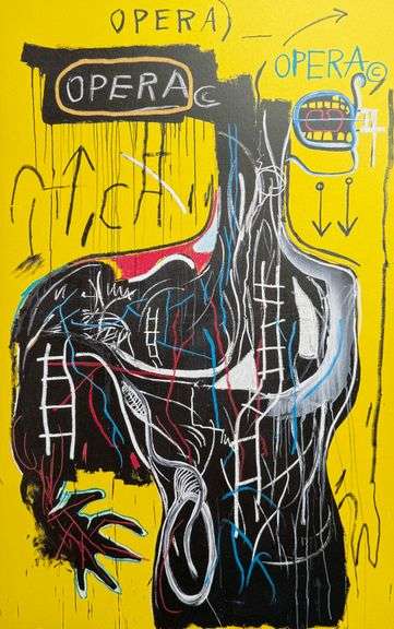 Colorful Jean-Michel Basquiat From 'The Art of Storytelling'