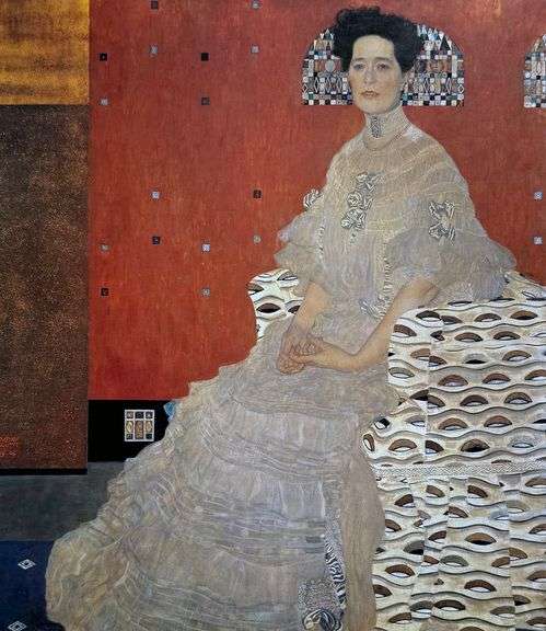 Gustav Klimt, Portrait of Fritza Riedler