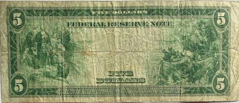 $5 Series of 1914 NY Fed Reserve Note