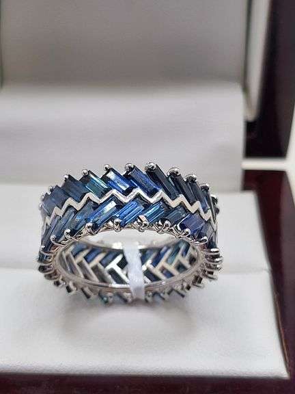 Sapphire Eternity Band