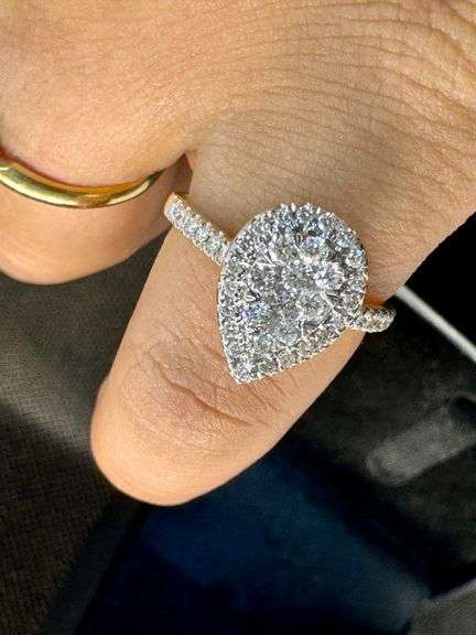 14K Yellow Gold Diamond Ring