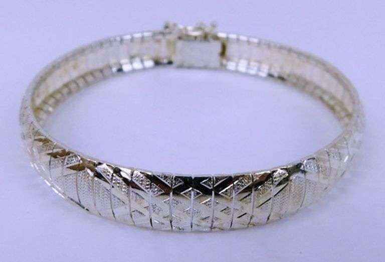 Italian Milor Sterling Silver Bracelet