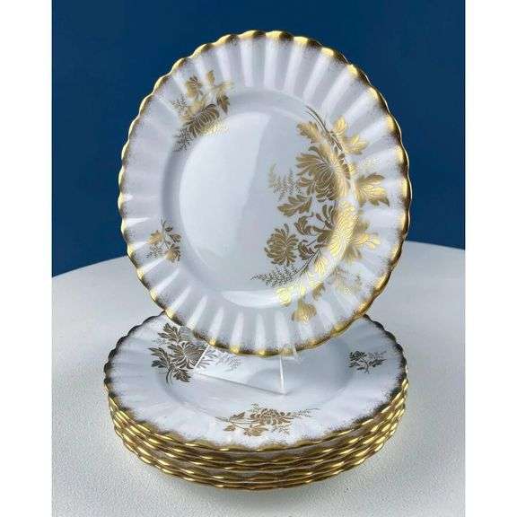 Royal Albert Golden Glory Dessert Plates