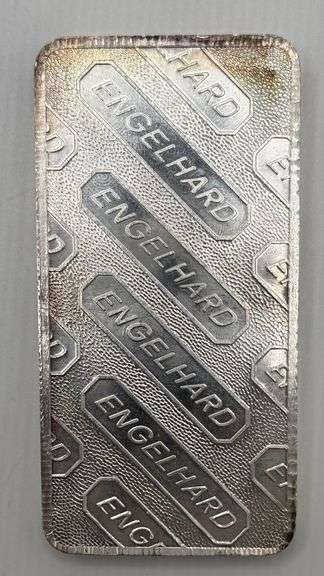 Collectible Engelhard 10 oz Silver Bar