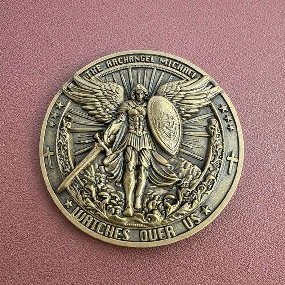 Archangel Michael Coin for Protection