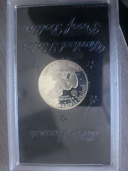 Vintage and collectable 1972 IKE US proof dollar