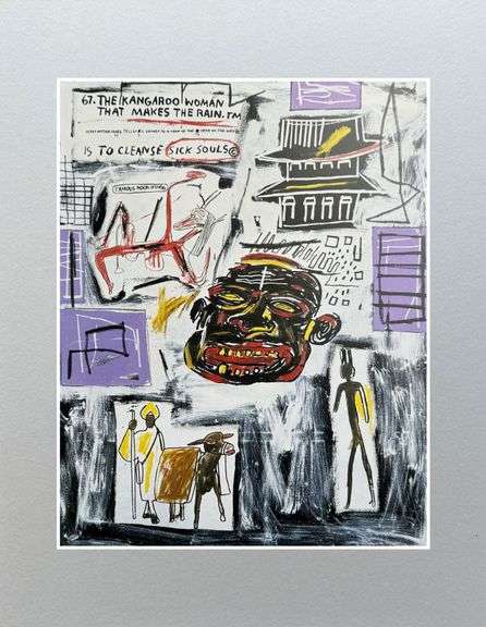 Colorful Jean-Michel Basquiat From 'The Art of Storytelling'