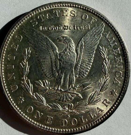 1891 S Frosty White BU Morgan