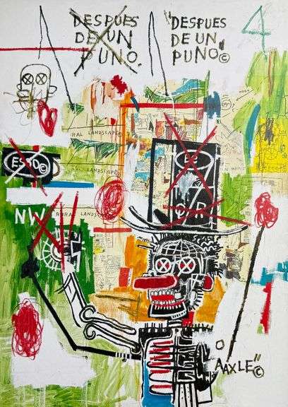 Colorful Jean-Michel Basquiat From 'The Art of Storytelling'