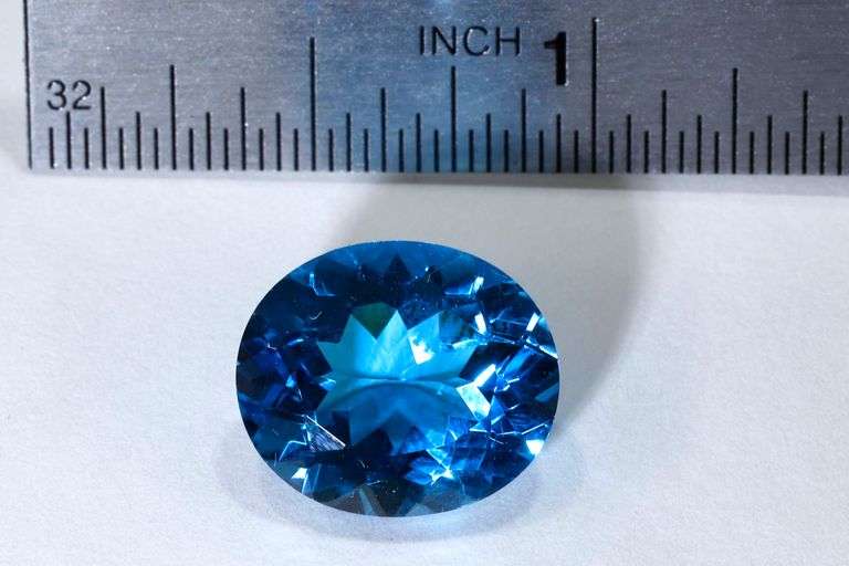 Electric Swiss Blue Topaz - 9.17 cts.