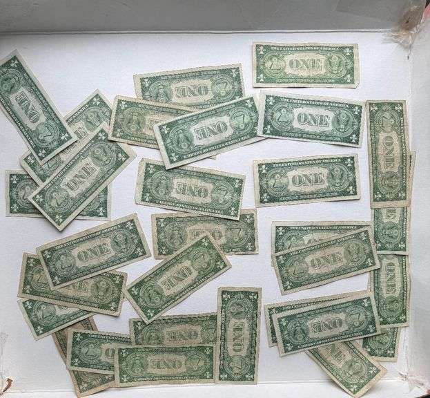 Thirty 1935 Various Series $1 Silver Certificates.