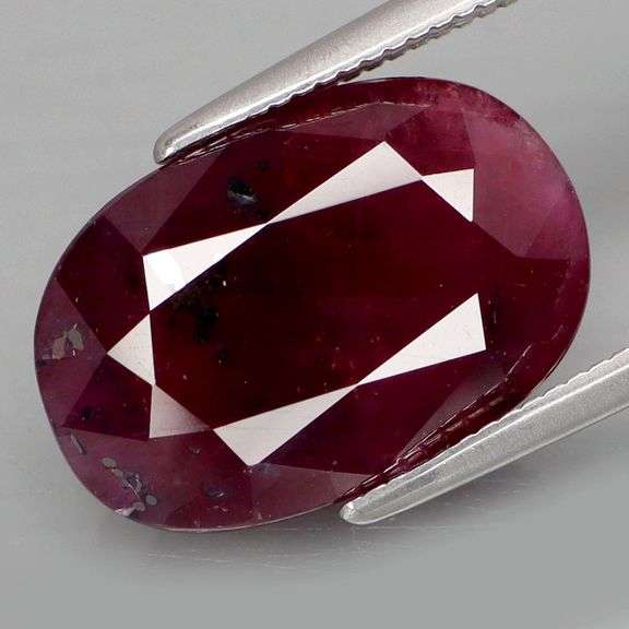 Substantial size and color in this 8.52ct UNTREATED Winza Ruby!