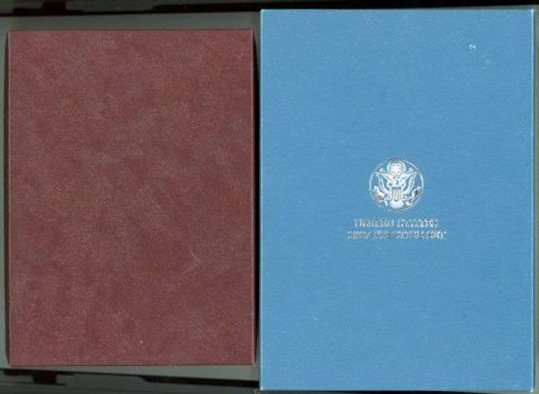 2 Different Prestige Proof Sets in Box w/CoA: 1984 & 1987