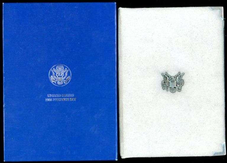 1986 Proof Prestige Proof Set in Box