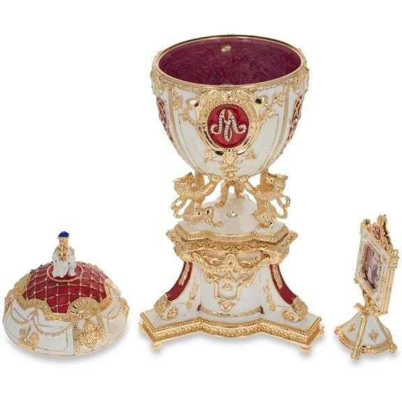 Royal Danish Musical Imperial Egg with Photo Frame