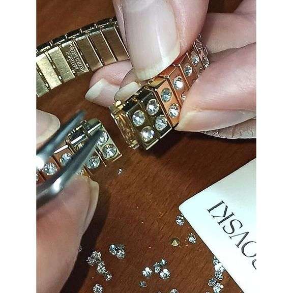 24K Gold–Plated Austrian Crystal Bracelet