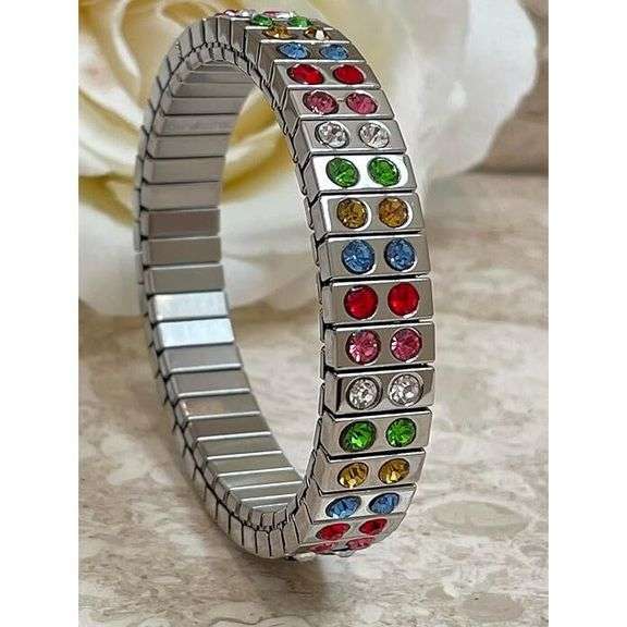 Pierre Lorren 96-Pc Multi Gemstone Bracelet