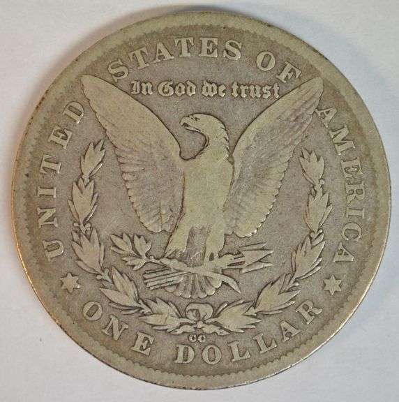 Scarce 1878-CC Morgan Silver Dollar in circ