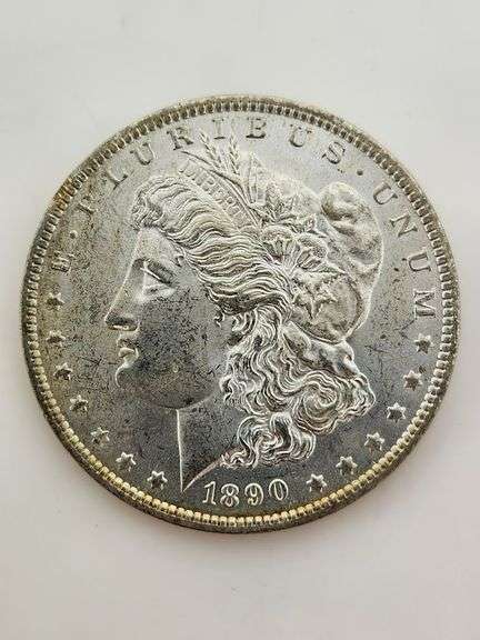 1890-O Morgan Silver Dollar