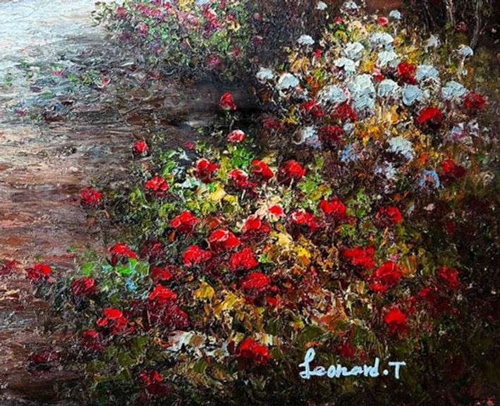 UNIQUE  PAINTING OF PARIS CANVAS