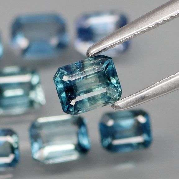 Deep color with light saturation! 2.86ct set of Madagascar Sapphires!