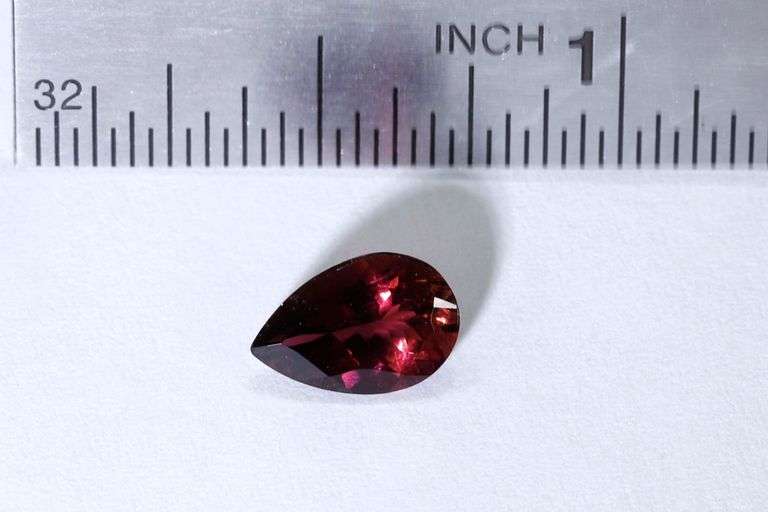 Natural Rubellite Tourmaline Pear