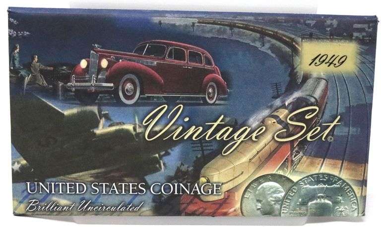 Vintage 1949 BU Year Set. P D S.