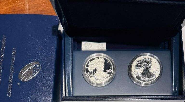 American Eagle San Francisco 2 Coin 2012 Silver Proof Set