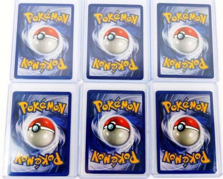 6 Pokémon 1999 Shadowless Trade Cards