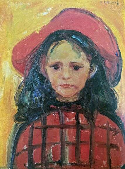 Edvard Munch, Girl with Red Hat