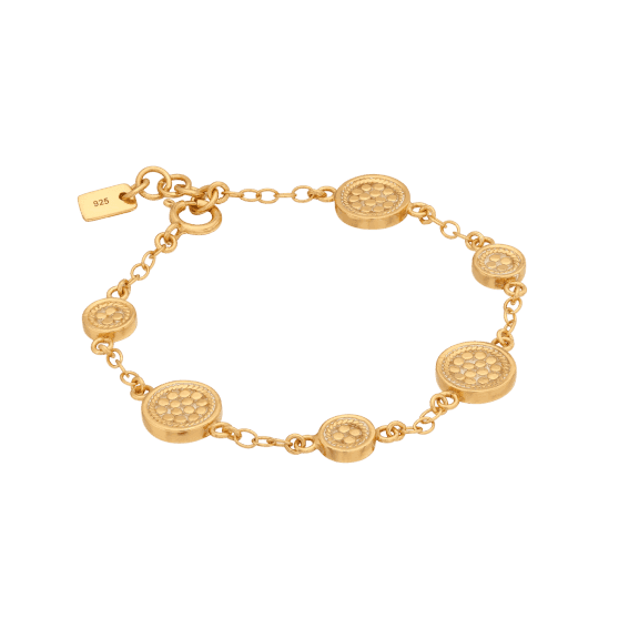 Classic Station Bracelet - Gold