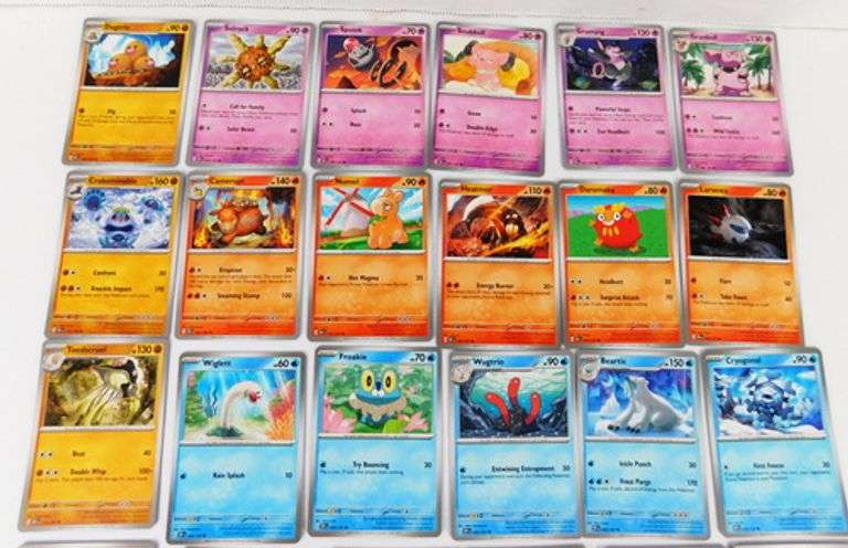 30 Pokémon 2023 Trade Cards