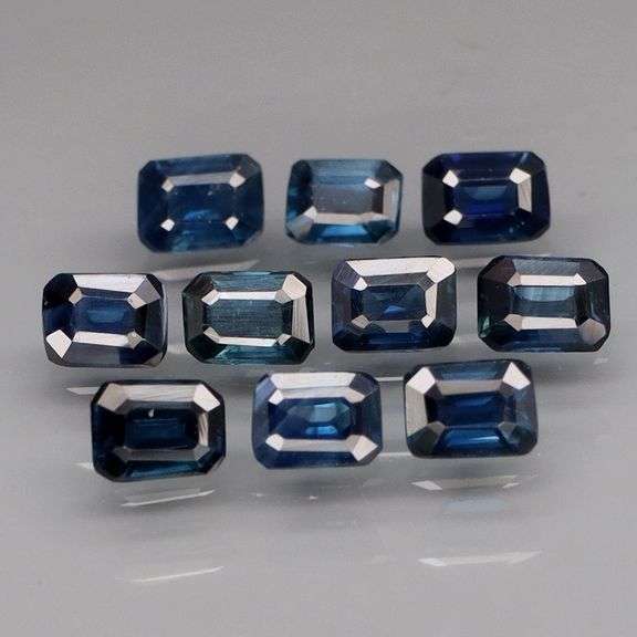 Intense set of top royal blue Sapphires weighing 1.91 carats!