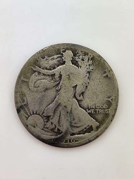 1916 Walking Liberty Half Dollar, First Year
