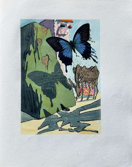 Highly Collectible and Rare Salvador Dali Wood Engraving from Le Tricorne