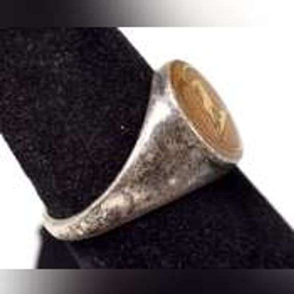 AI-Anon Ring in Sterling Silver.
