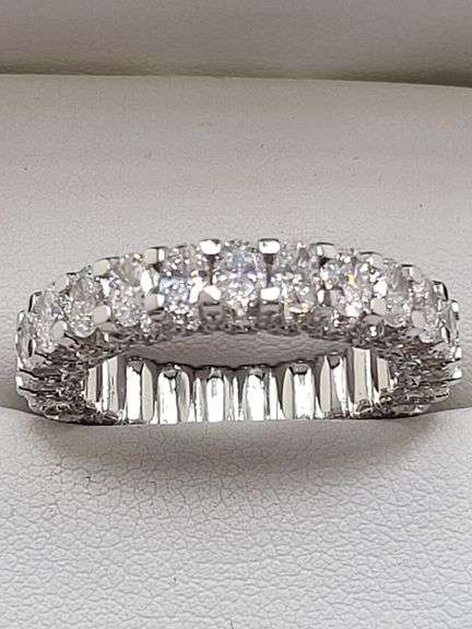Timeless Design! 3.75 CTTW Lab Diamond Eternity Band
