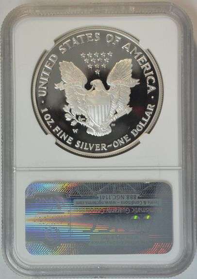 Flawless Signature Series 2006-W $1 Silver Eagle. NGC PF70 UC