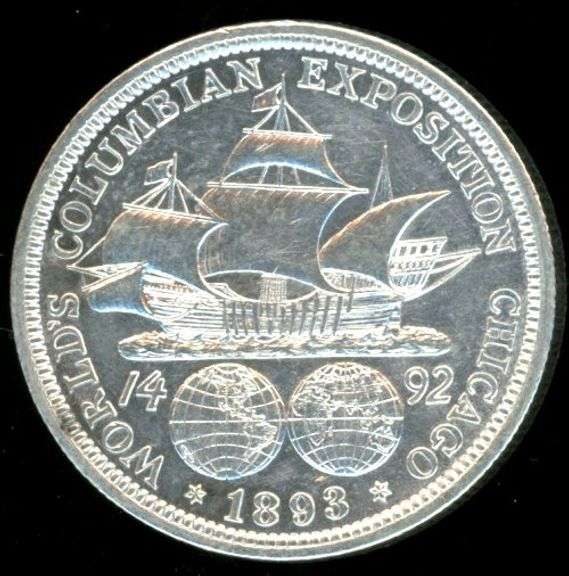 1893 Columbia Commemorative Silver Half Dollar
