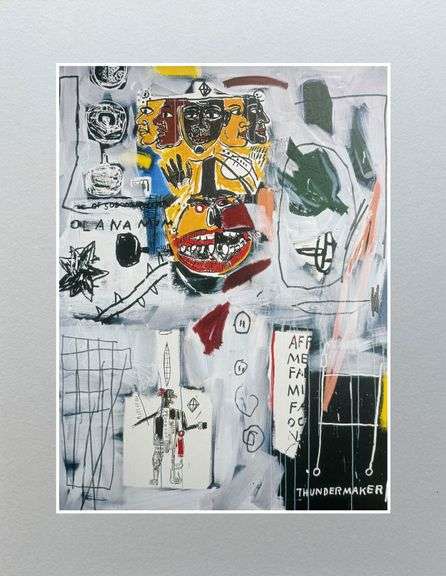 Colorful Jean-Michel Basquiat From 'The Art of Storytelling'
