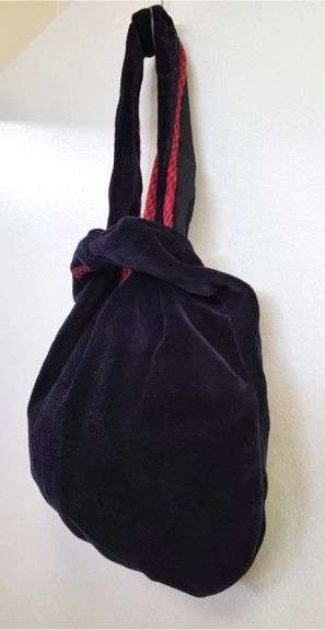 Fabric Velvet Japanese Style Knotted Bag
