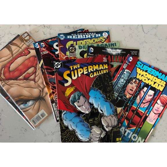 10 DC Superman Comic Book Value Pack
