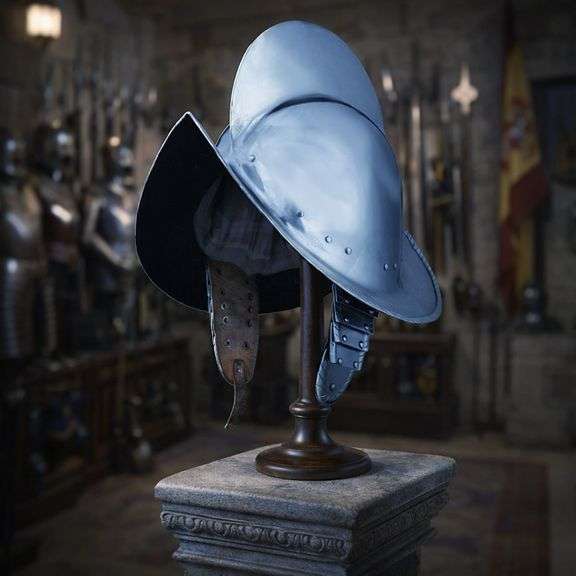 Full Size Spanish Conquistadors Helmet 18-Gauge Metal